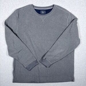 GH Bass & Co Mens Gray Fleece Crew Neck Pullover Sweatshirt XXL GATIC60004